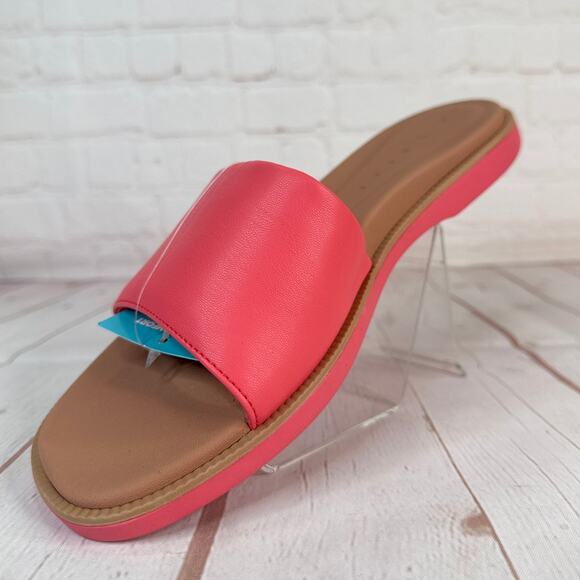 Reef Cushion Sunny Coral Slide Sandals Women’s Size 10 - Picture 4 of 10